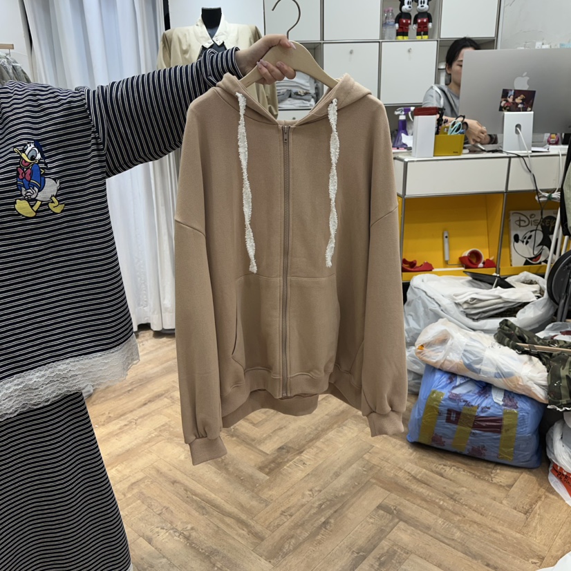 DE LINE韓國直郵㊣女裝新款熱賣真品休閑人氣職業夾克拉鏈DE LINE夾克
