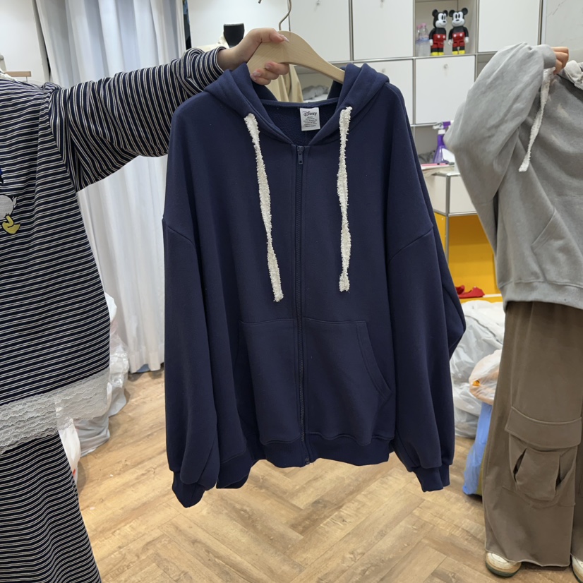 DE LINE韓國直郵㊣女裝新款熱賣真品休閑人氣職業夾克拉鏈DE LINE夾克圖色2
