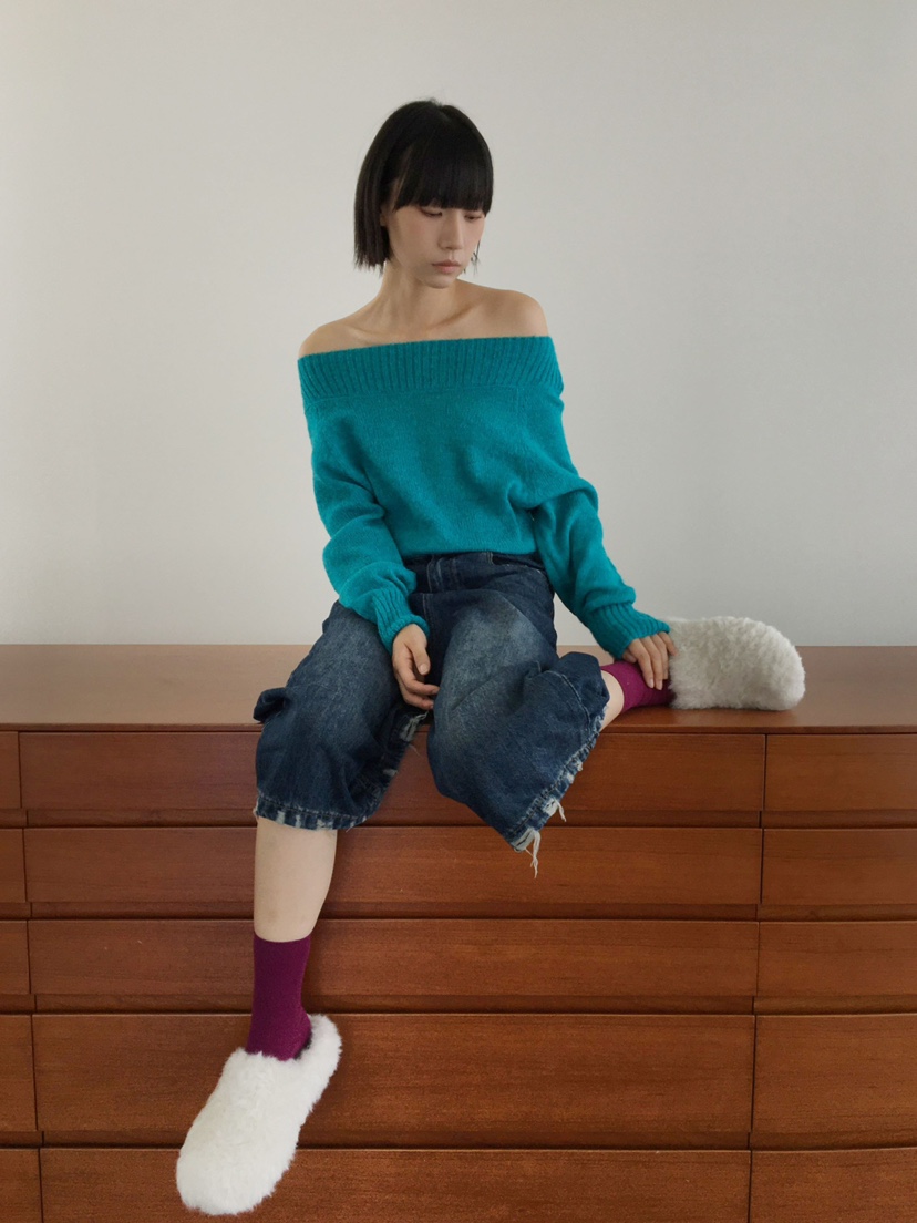 CCW東大門㊣直郵女士新品時尚真品熱賣休閑職業25秋冬針織衫CCW--NYUNYU針織衫