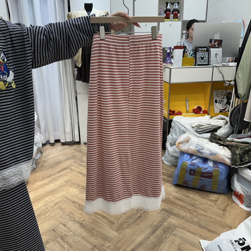 DE LINE韓國直郵㊣女士新品職業時尚人氣休閑推薦真品長裙DE LINE長裙