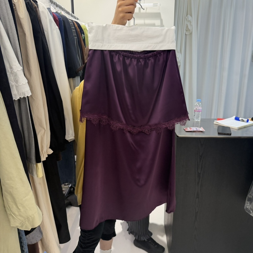 OLI SEOUL韓國代購㊣女士新款真品時尚熱賣人氣25秋冬長裙OLI SEOUL長裙