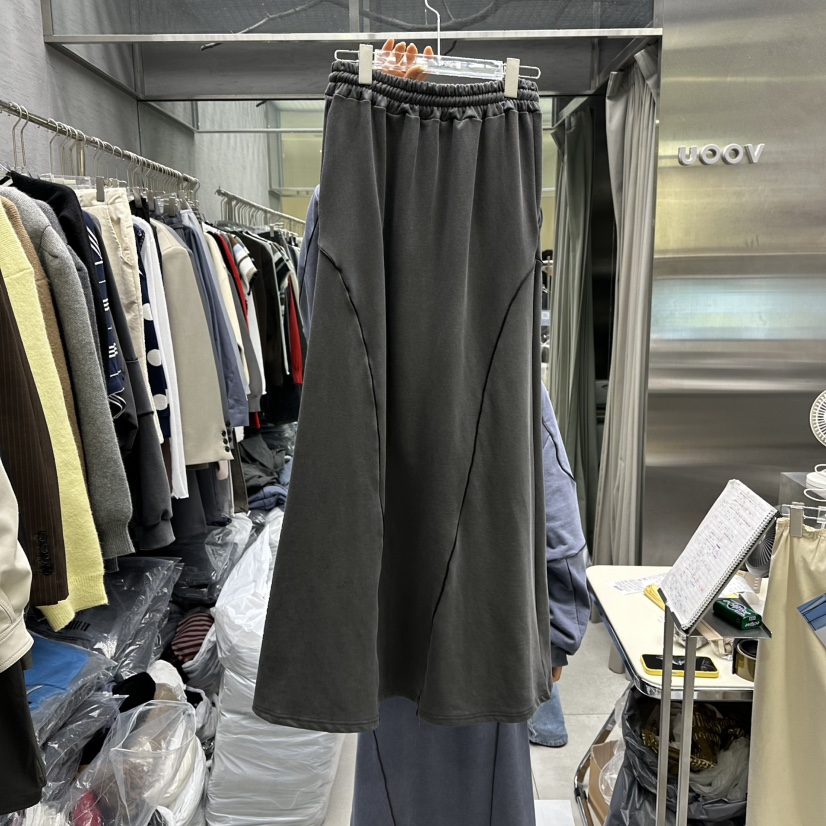 UOOV韓國代購㊣女裝新品熱賣真品時尚人氣推薦休閑職業長裙UOOV長裙