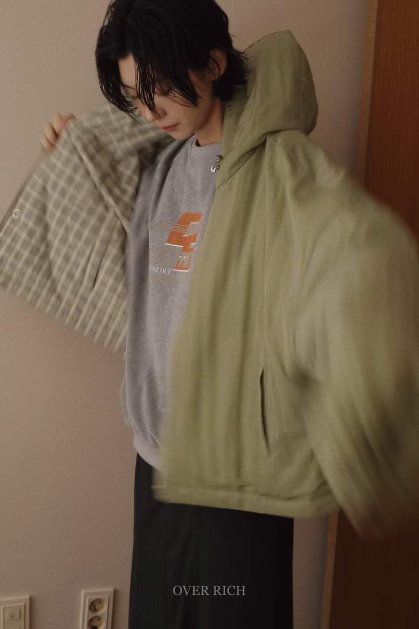 OVER RICH韓國代購㊣女士新品熱賣職業休閑時尚真品夾克雙面OVER RICH夾克