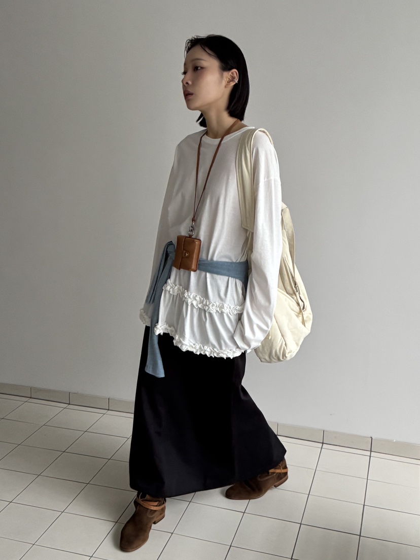 KARE/WEREPIECE東大門㊣代購女裝新款人氣時尚長袖T恤絲質KARE/WEREPIECE長袖T恤