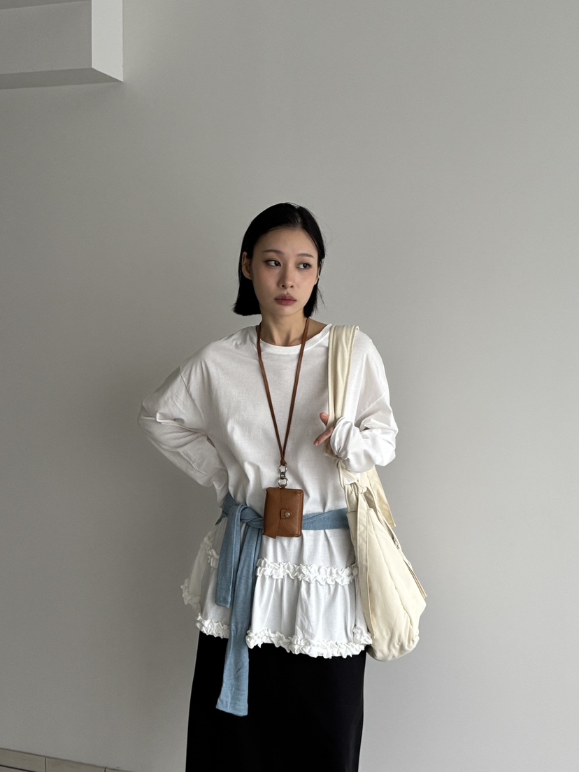 KARE/WEREPIECE東大門㊣代購女裝新款人氣時尚長袖T恤絲質KARE/WEREPIECE長袖T恤