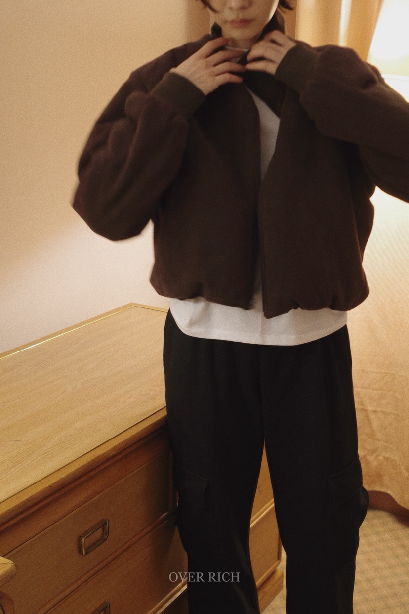 OVER RICH韓國直郵㊣女裝新品休閑熱賣人氣時尚推薦夾克雙面OVER RICH夾克