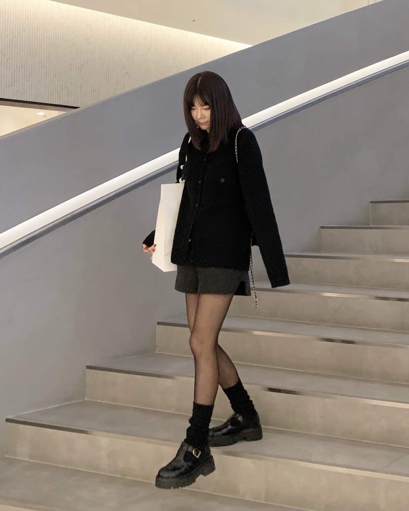 COURGETTE韓國直郵㊣女裝新款時尚人氣休閑真品25秋冬職業夾克COURGETTE夾克