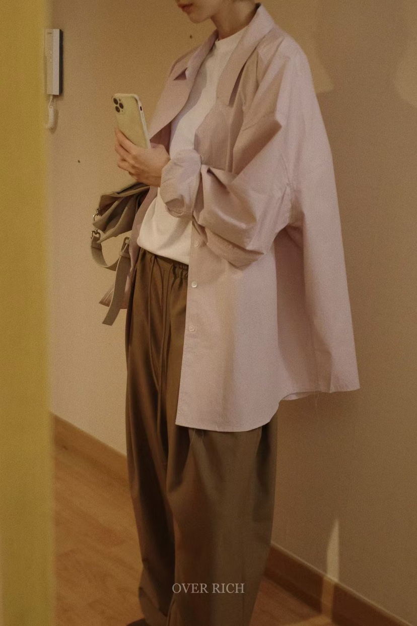OVER RICH東大門㊣直郵女士新款真品職業25秋冬人氣休閑褲OVER RICH休閑褲