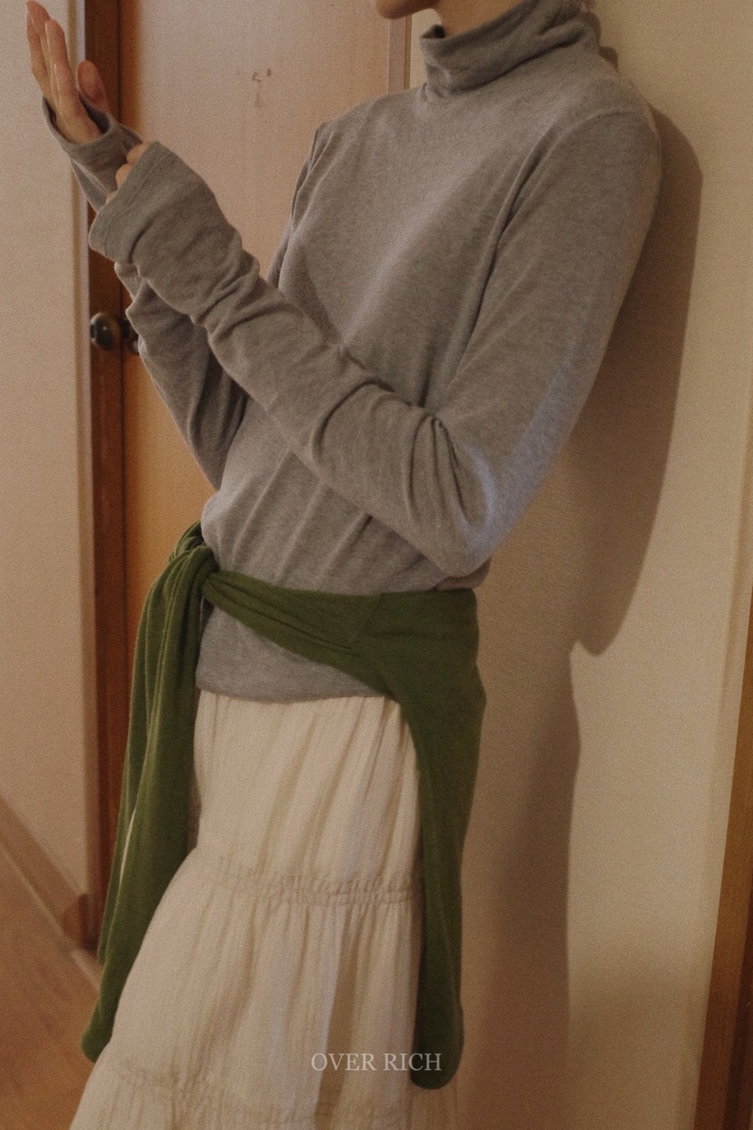 OVER RICH韓國直郵㊣女士新款休閑職業人氣熱賣25秋冬長袖T恤OVER RICH長袖T恤