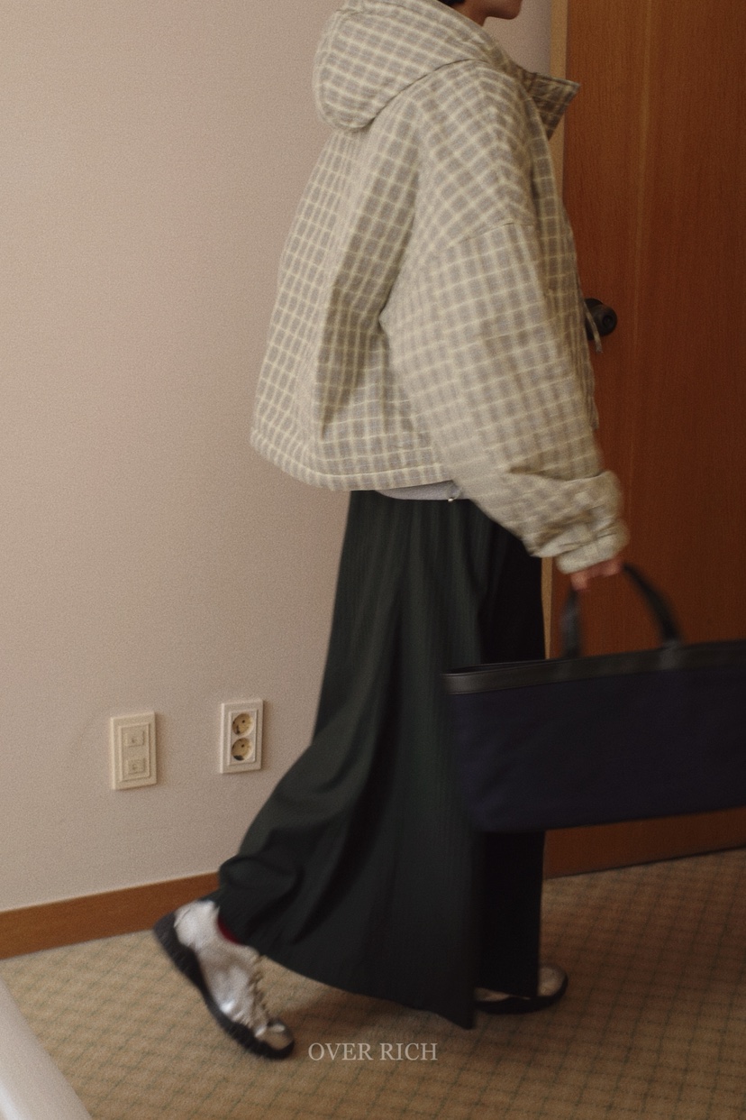 OVER RICH東大門㊣實拍女裝新品推薦休閑時尚25秋冬真品長裙OVER RICH長裙