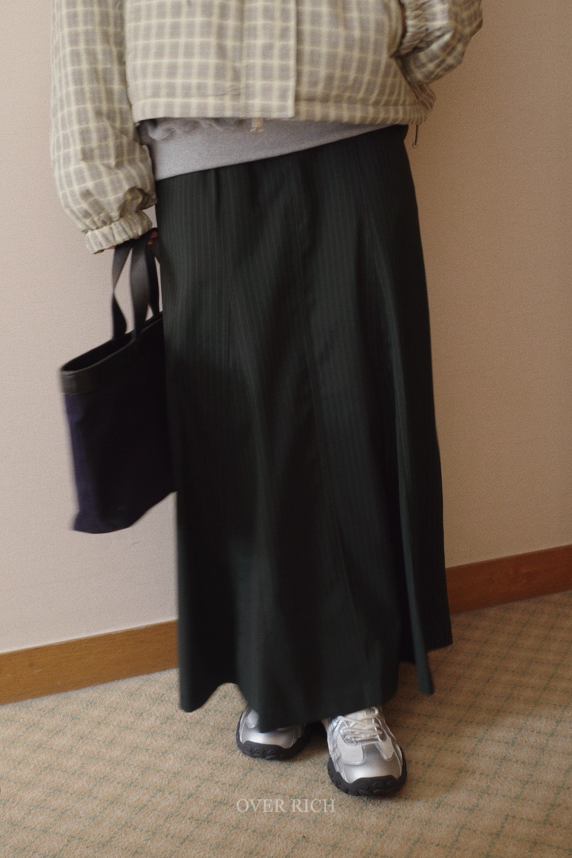 OVER RICH東大門㊣實拍女裝新品推薦休閑時尚25秋冬真品長裙OVER RICH長裙