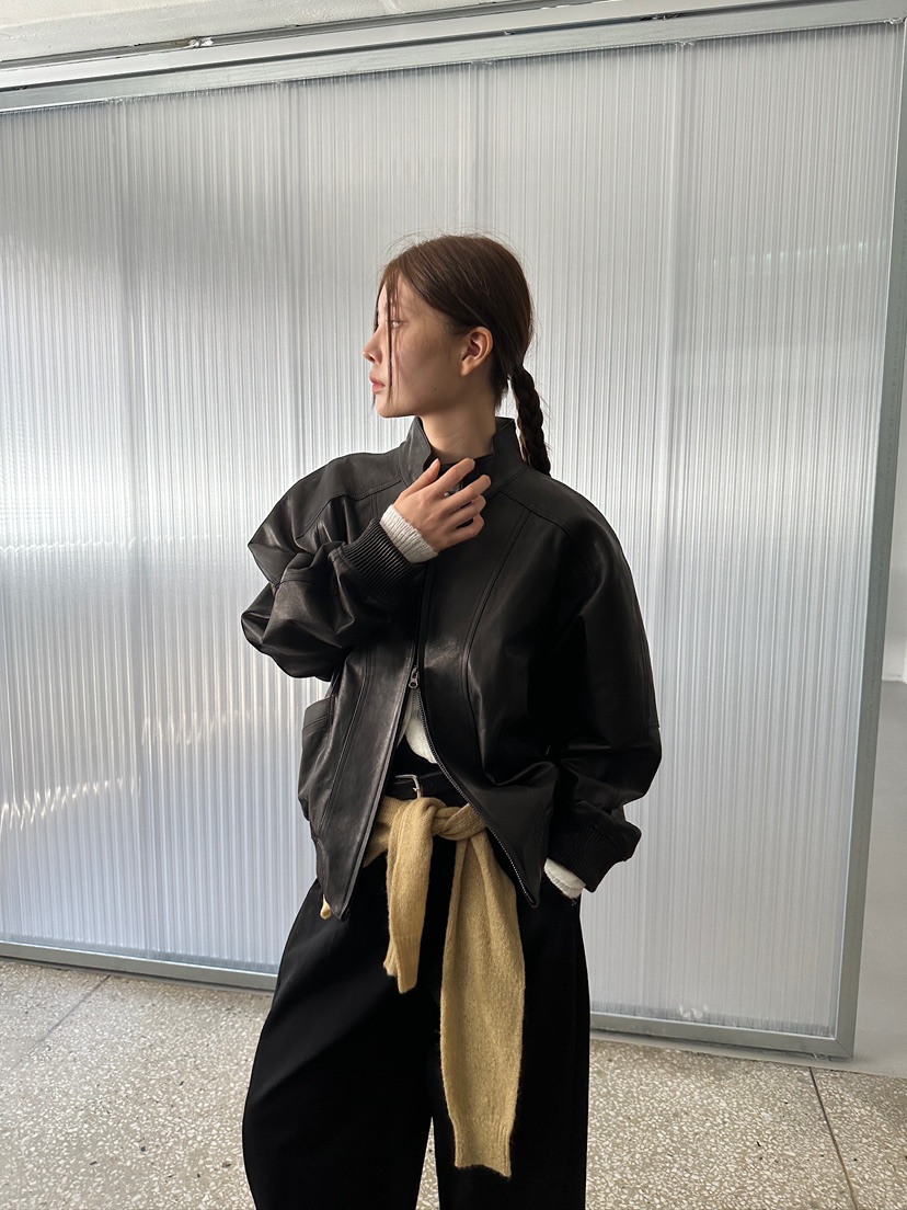 UNBOUND東大門㊣代購女裝新品時尚真品熱賣人氣25秋冬皮衣羊皮UNBOUND皮衣