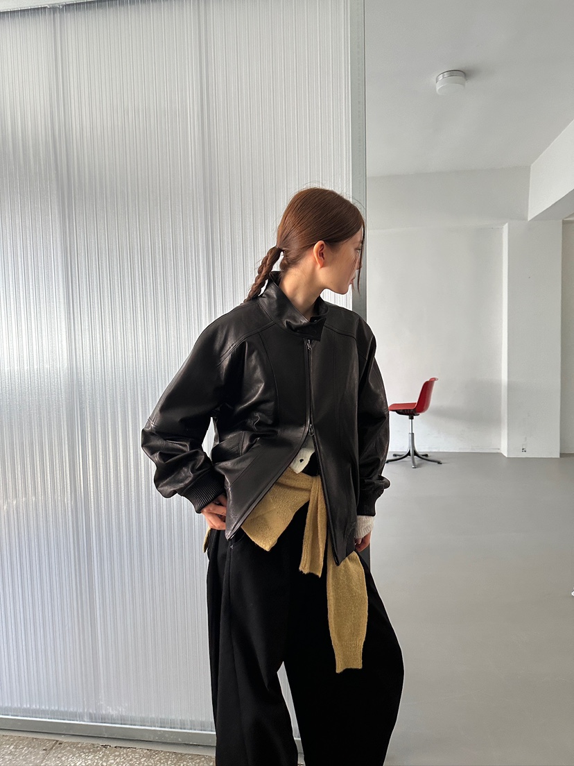 UNBOUND東大門㊣代購女裝新品時尚真品熱賣人氣25秋冬皮衣羊皮UNBOUND皮衣
