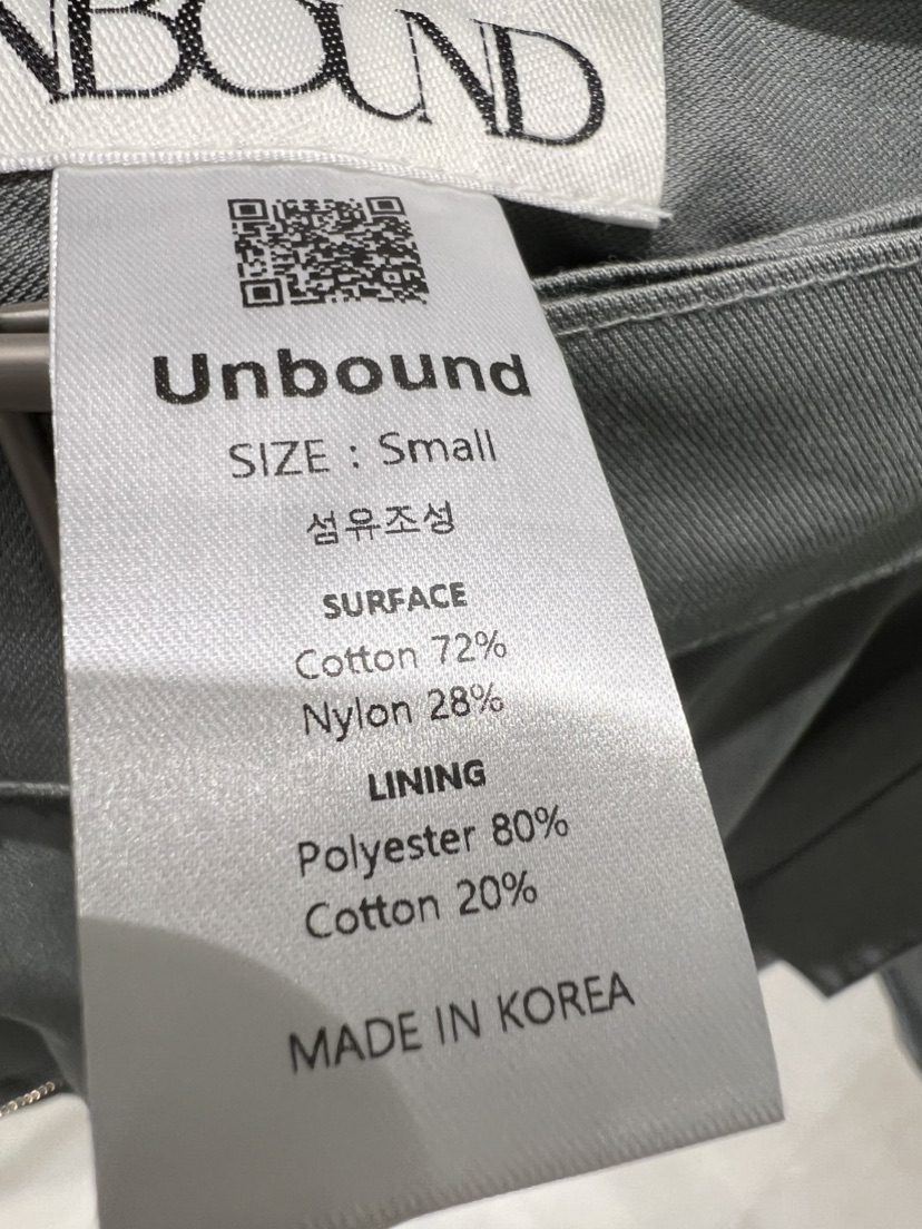 UNBOUND東大門㊣實拍女裝新品職業時尚真品推薦休閑褲含腰帶UNBOUND休閑褲