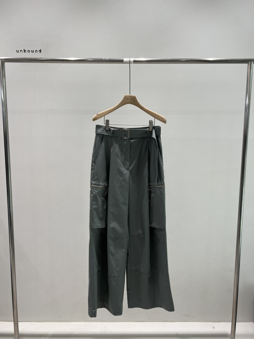 UNBOUND東大門㊣實拍女裝新品職業時尚真品推薦休閑褲含腰帶UNBOUND休閑褲圖色2