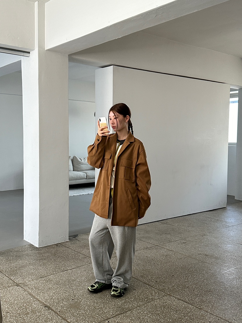 UNBOUND韓國直郵㊣女士新品真品推薦25秋冬休閑人氣夾克絨面革UNBOUND夾克
