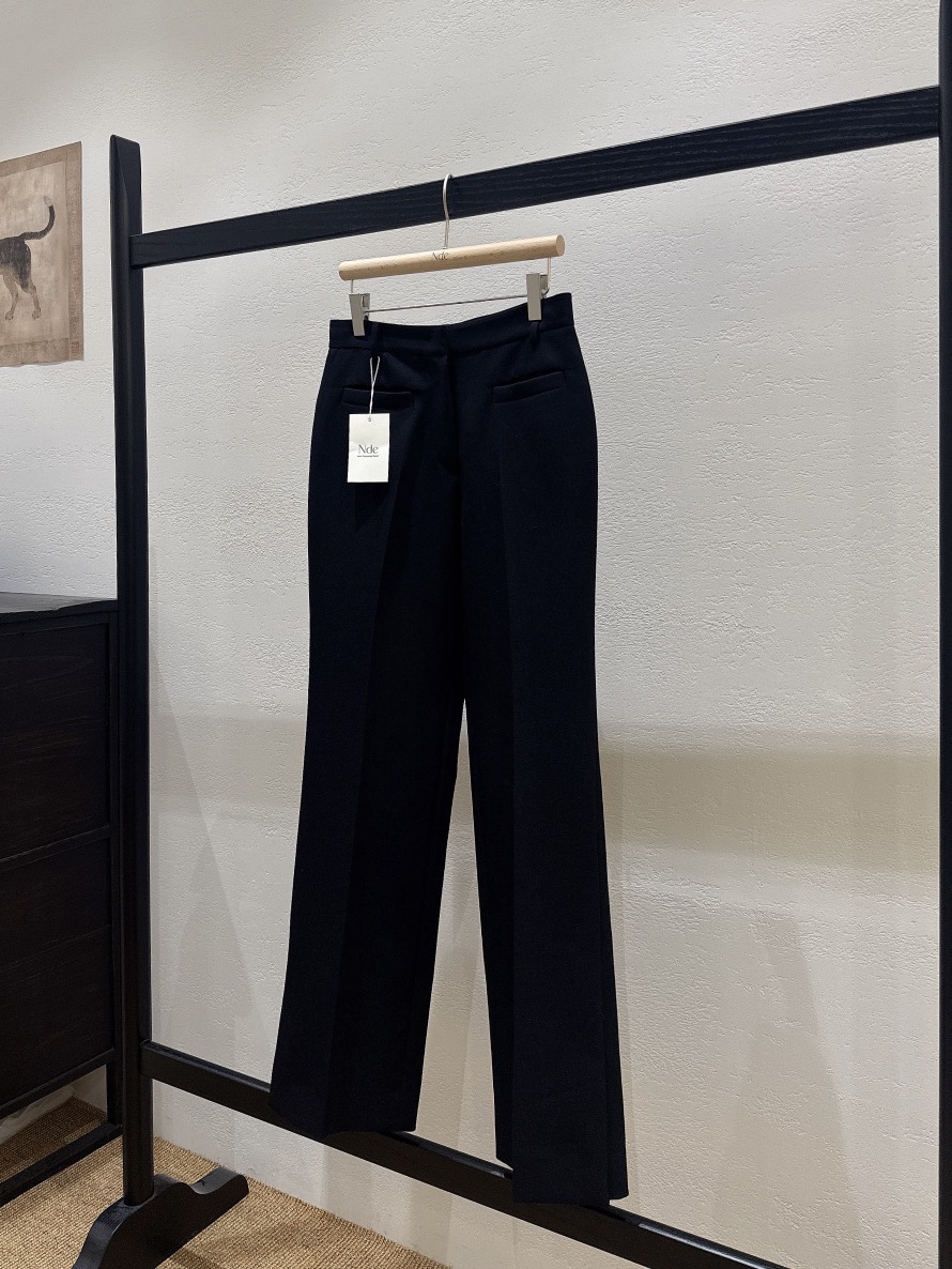 NDE東大門㊣代購女裝新品推薦人氣熱賣職業25秋冬休閑褲喇叭NDE休閑褲