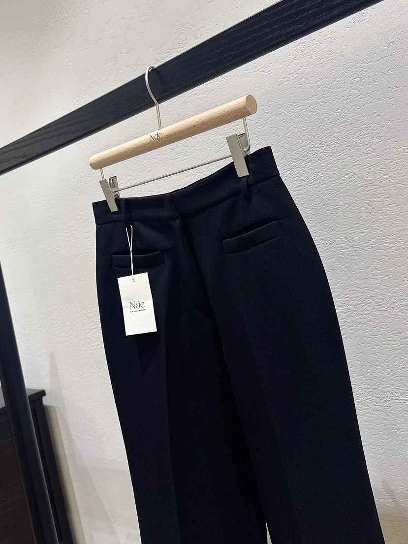 NDE東大門㊣代購女裝新品推薦人氣熱賣職業25秋冬休閑褲喇叭NDE休閑褲