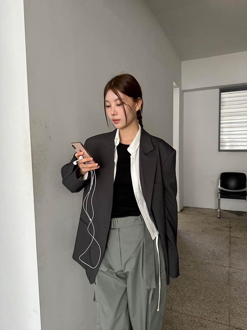UNBOUND東大門㊣實拍女裝新款休閑人氣職業真品時尚推薦夾克UNBOUND夾克