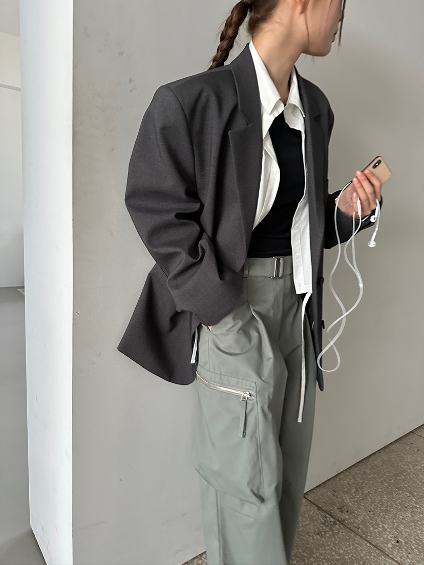 UNBOUND東大門㊣實拍女裝新款休閑人氣職業真品時尚推薦夾克UNBOUND夾克