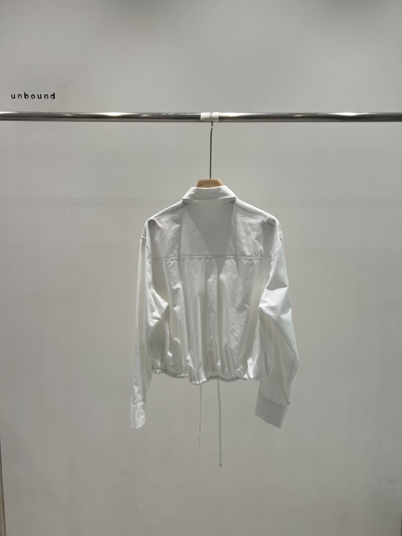 UNBOUND韓國代購㊣女士新款職業休閑時尚人氣襯衫蕾絲衫短款UNBOUND襯衫/蕾絲衫