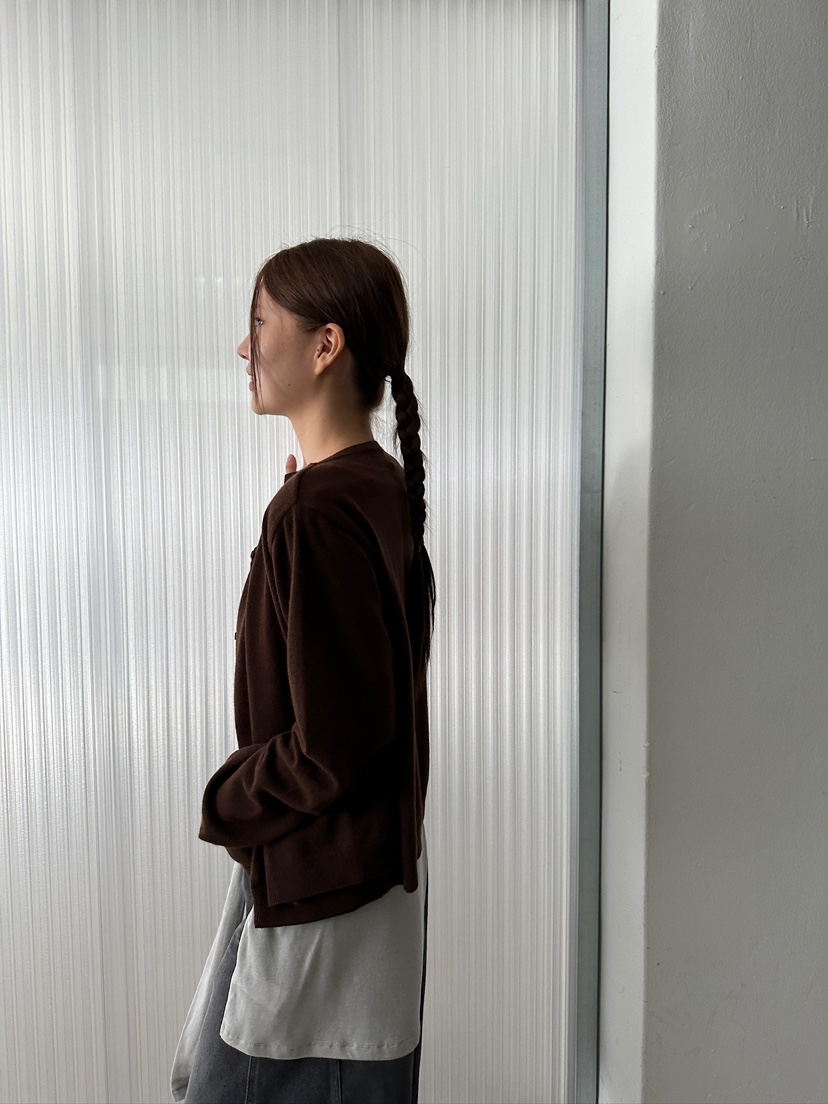 UNBOUND韓國代購㊣女士新款職業休閑推薦時尚針織衫雙層開衫UNBOUND針織衫
