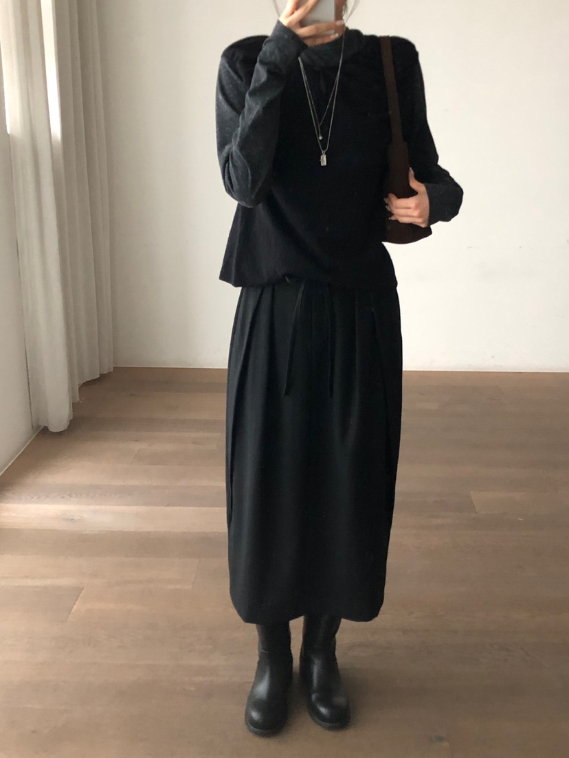 THE EYL韓國直郵㊣女裝新款職業休閑推薦人氣時尚真品長裙THE EYL長裙