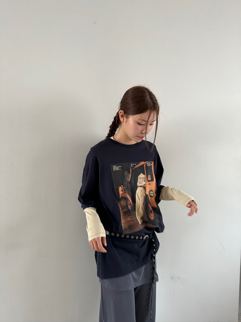 UNBOUND韓國直郵㊣女裝新款真品職業人氣25秋冬推薦長袖T恤UNBOUND長袖T恤