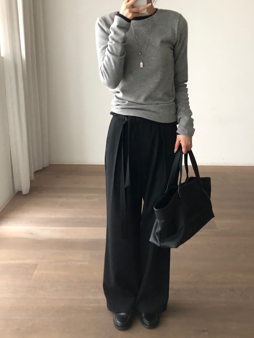 THE EYL東大門㊣代購女士新品25秋冬熱賣職業真品人氣休閑褲THE EYL休閑褲