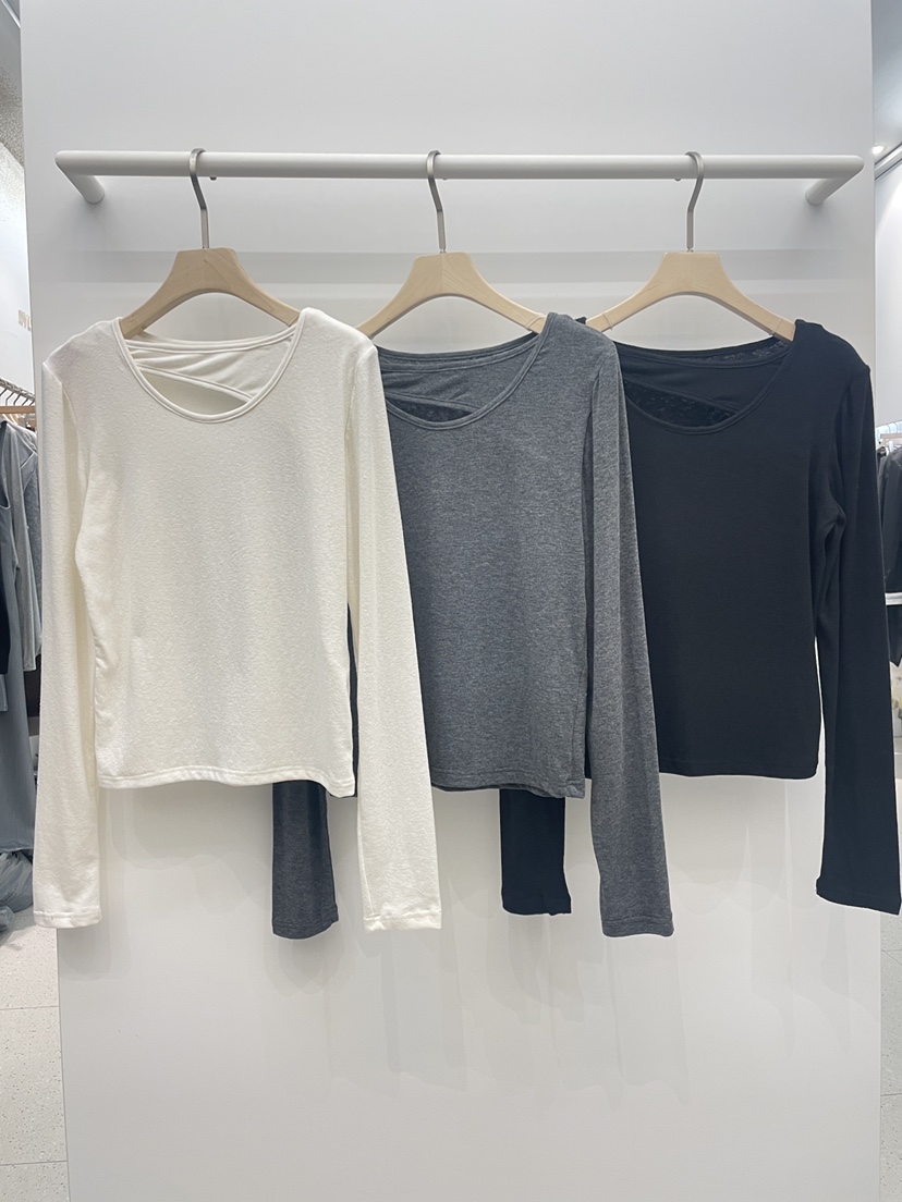 NYLON韓國直郵㊣女士新品職業人氣休閑時尚25秋冬熱賣長袖T恤NYLON長袖T恤