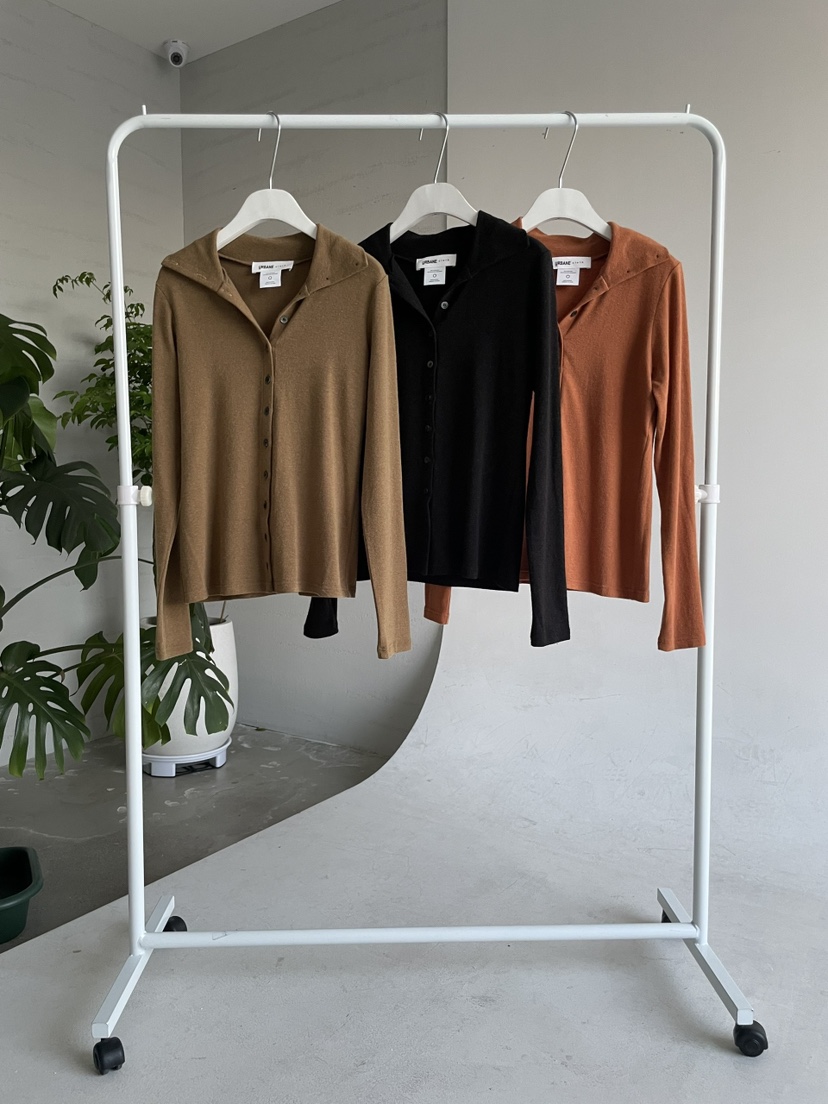 URBANE cloth東大門㊣直郵女裝新款真品針織衫安哥拉羊毛開衫URBANE cloth針織衫