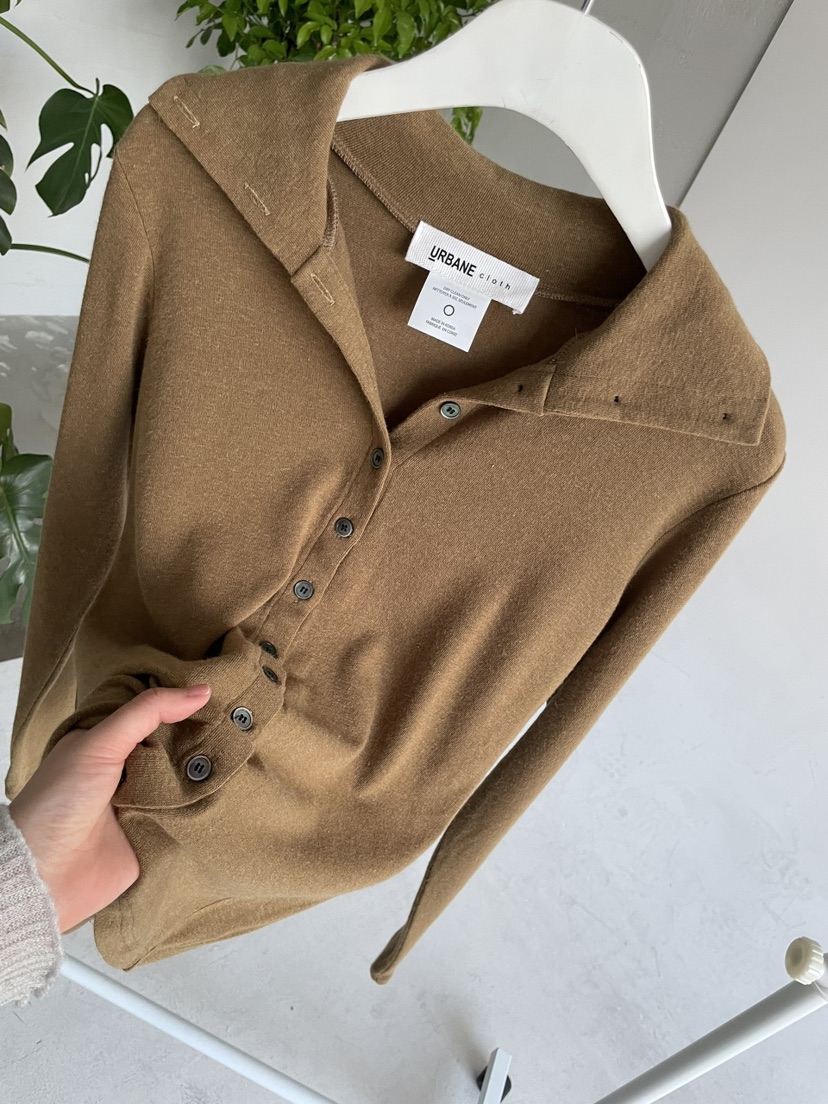 URBANE cloth東大門㊣直郵女裝新款真品針織衫安哥拉羊毛開衫URBANE cloth針織衫