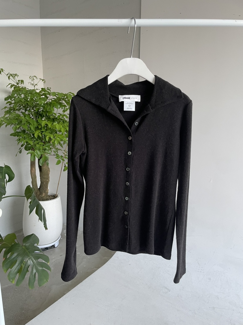 URBANE cloth東大門㊣直郵女裝新款真品針織衫安哥拉羊毛開衫URBANE cloth針織衫圖色2