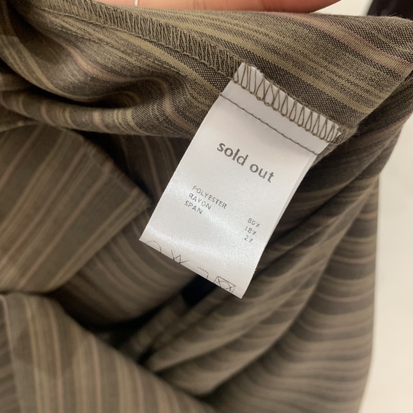 SOLD OUT東大門㊣實拍女士新款職業襯衫蕾絲衫不含內搭口袋SOLD OUT襯衫/蕾絲衫