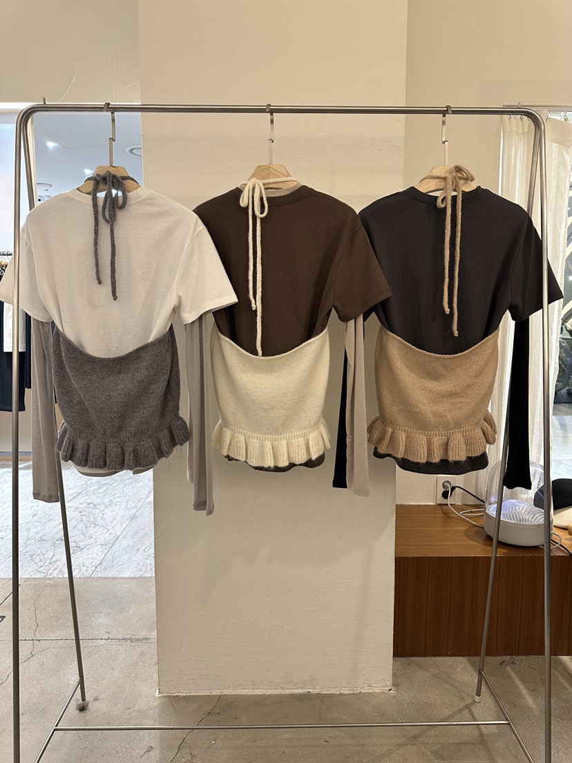 BPLAN韓國代購㊣女裝新品推薦熱賣時尚真品職業吊帶背心羊駝BPLAN吊帶/背心