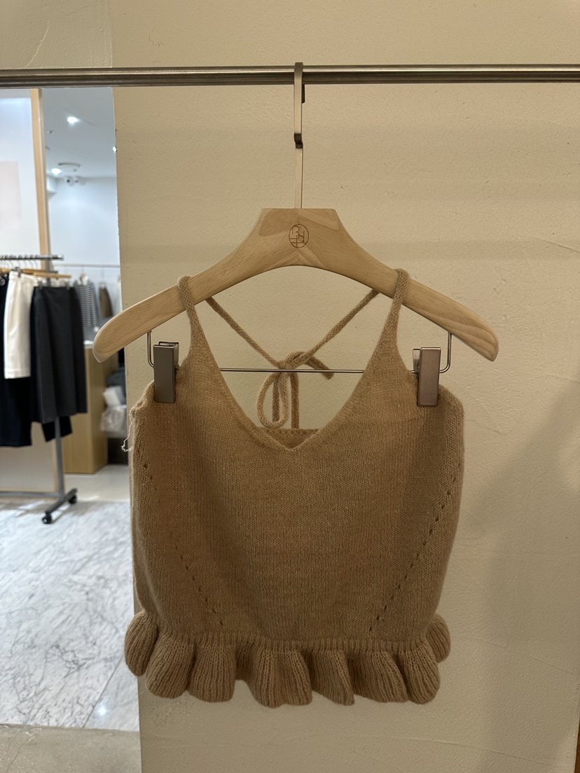 BPLAN韓國代購㊣女裝新品推薦熱賣時尚真品職業吊帶背心羊駝BPLAN吊帶/背心圖色3