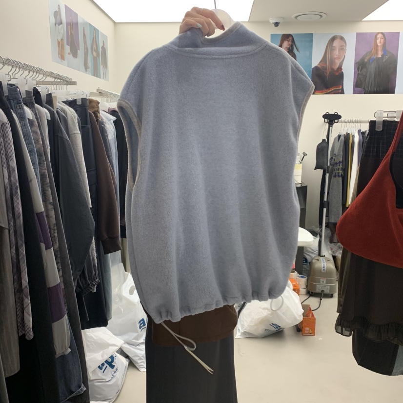 SOLD OUT韓國代購㊣女士新品熱賣時尚真品馬甲不含內搭羊毛SOLD OUT馬甲