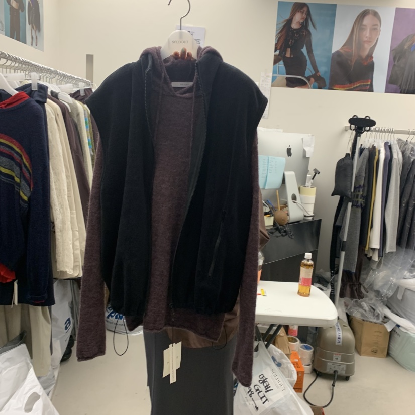 SOLD OUT韓國代購㊣女士新品熱賣時尚真品馬甲不含內搭羊毛SOLD OUT馬甲圖色4