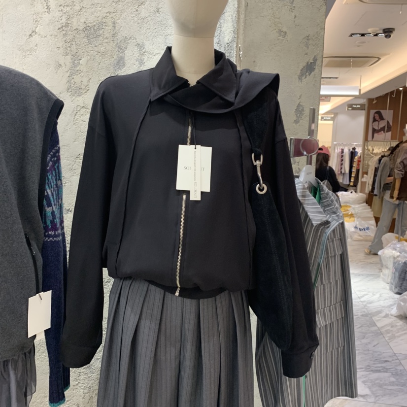 SOLD OUT東大門㊣代購女士新款推薦人氣真品25秋冬夾克披肩SOLD OUT夾克