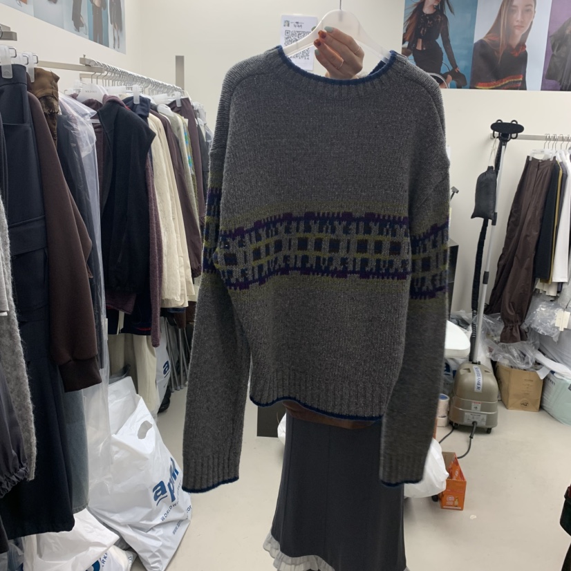 SOLD OUT韓國直郵㊣女士新品25秋冬時尚真品休閑人氣針織衫SOLD OUT針織衫