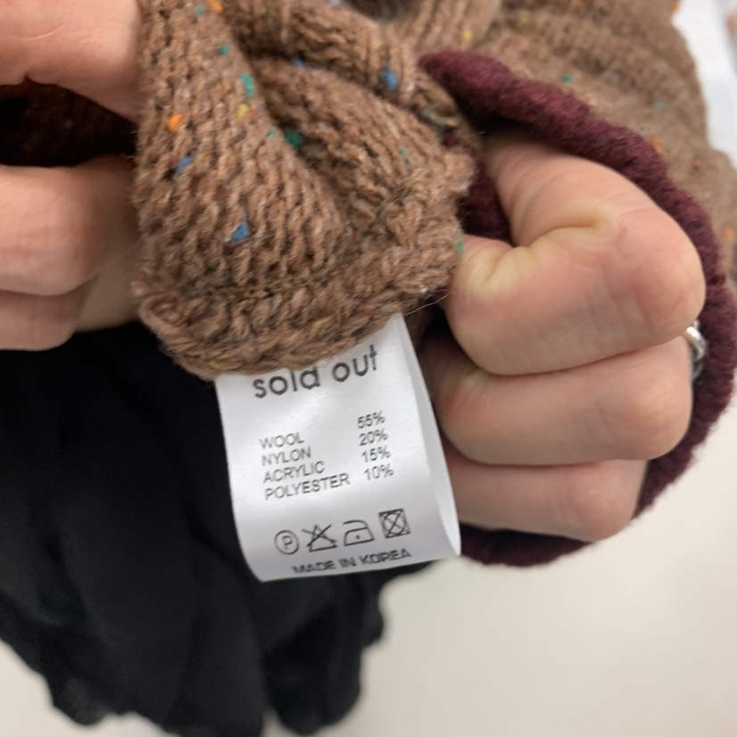 SOLD OUT韓國直郵㊣女士新品25秋冬時尚真品休閑人氣針織衫SOLD OUT針織衫