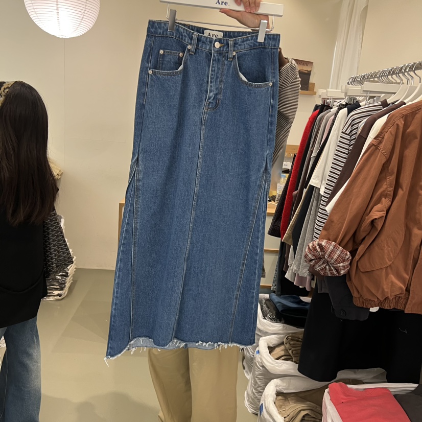 ARE韓國代購㊣女士新品時尚25秋冬熱賣人氣真品半身裙中短裙ARE YOU/ARE半身裙/中短裙
