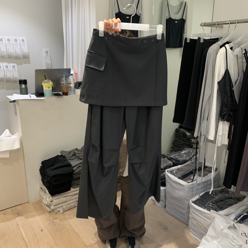 AUBE東大門㊣直郵女士新品職業熱賣時尚真品25秋冬推薦裙褲AUBE裙褲
