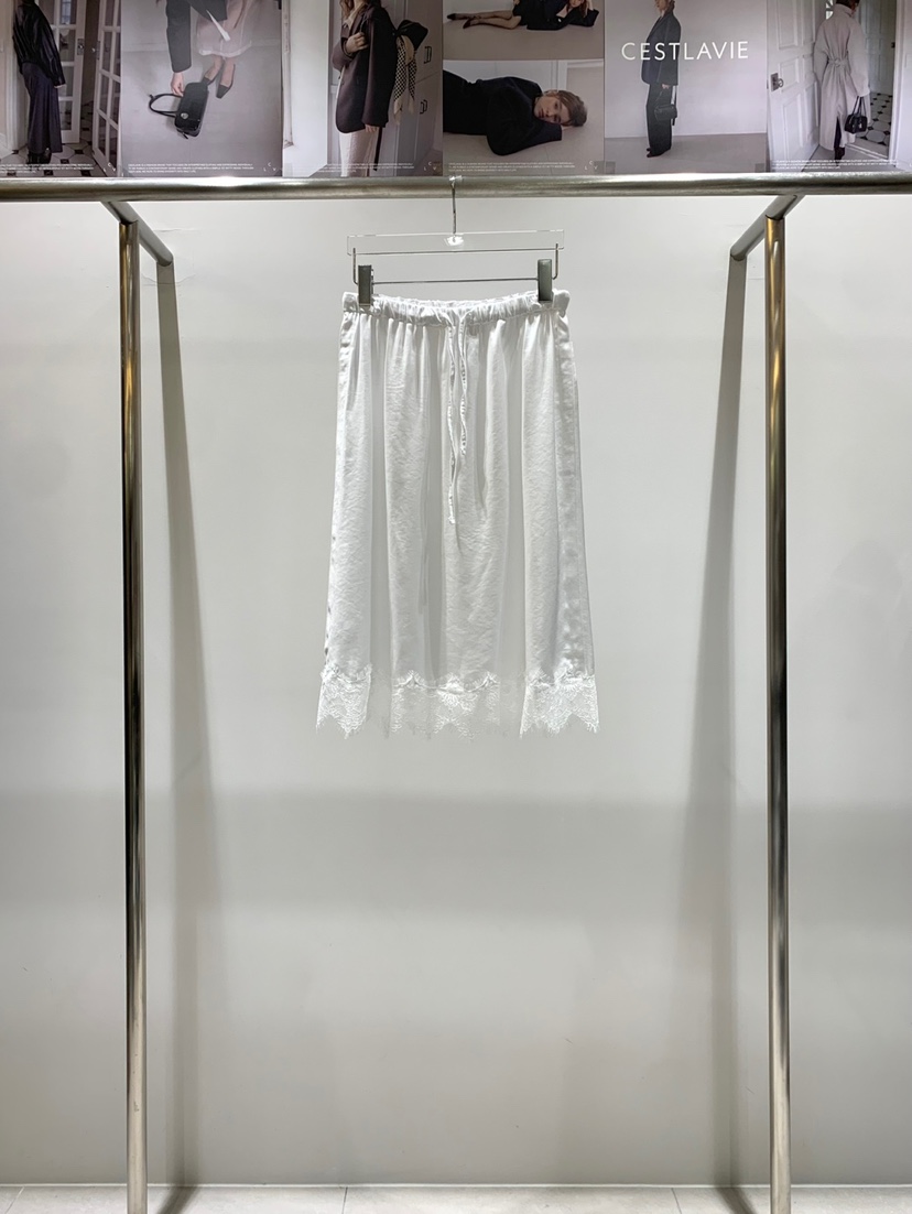 CESTLAVIE東大門㊣實拍女裝新品推薦職業真品25秋冬長裙蕾絲CESTLAVIE長裙圖色1