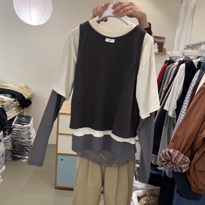 ARE東大門㊣直郵女裝新品時尚人氣職業25秋冬套裝兩件套雙層ARE YOU/ARE套裝