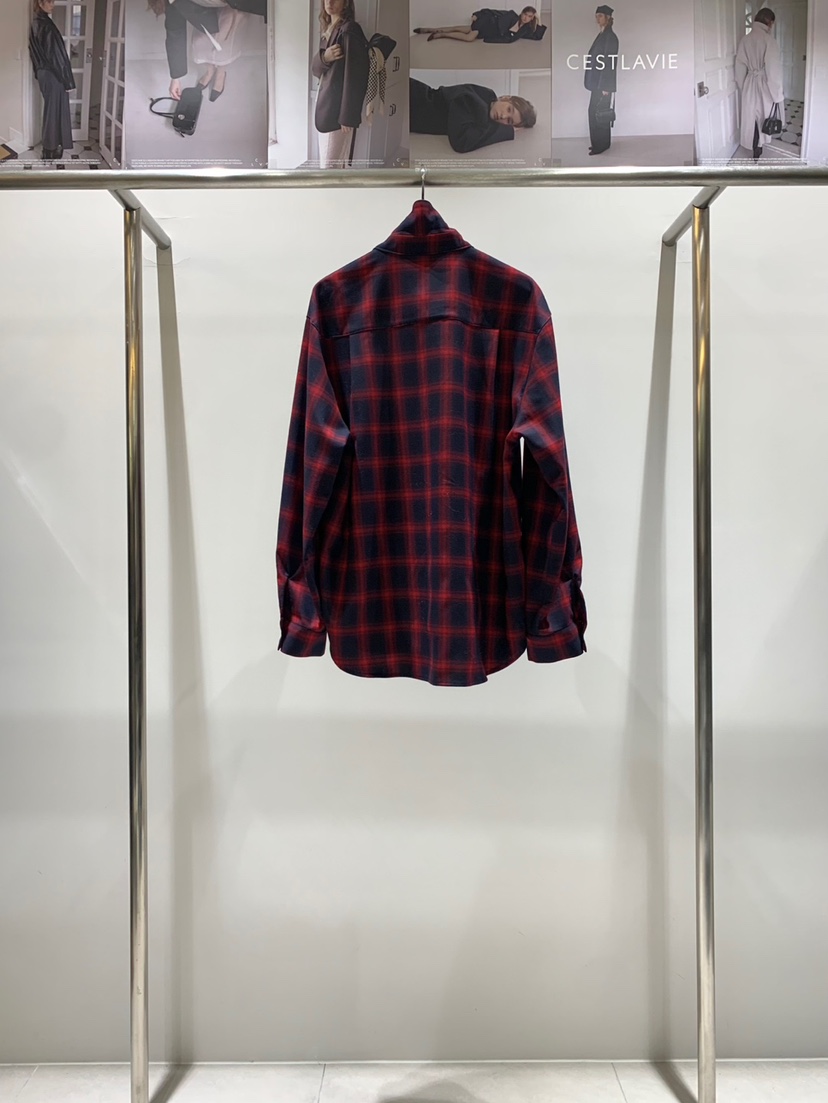 CESTLAVIE東大門㊣實拍女士新品職業人氣真品襯衫蕾絲衫格紋CESTLAVIE襯衫/蕾絲衫