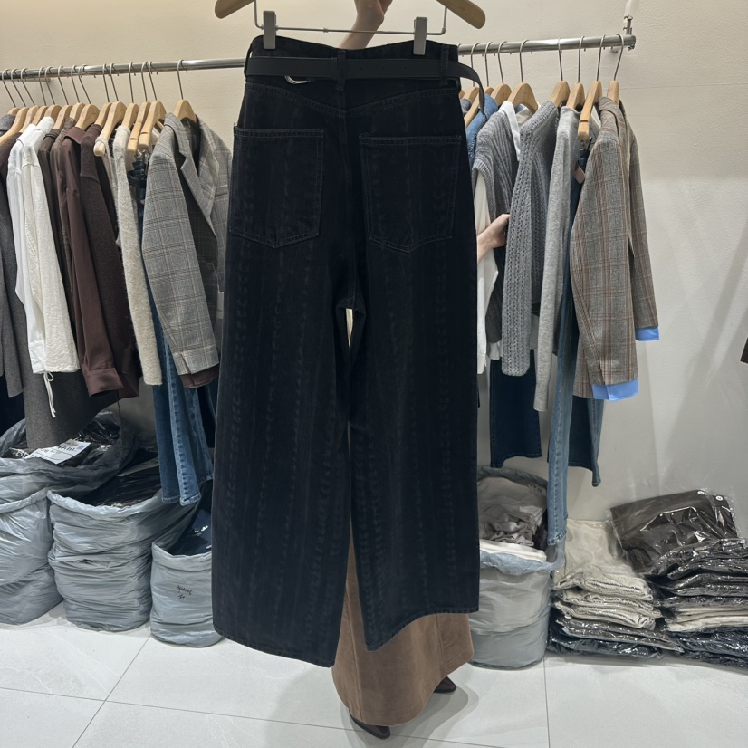 BLUEI-D韓國代購㊣女裝新品時尚真品人氣休閑牛仔褲不含腰帶Blue i-d牛仔褲