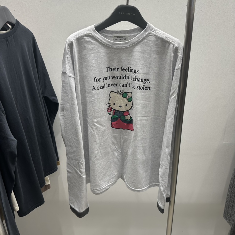 TARABY MOTION東大門㊣實拍女裝新品25秋冬推薦職業長袖T恤TARABY MOTION長袖T恤
