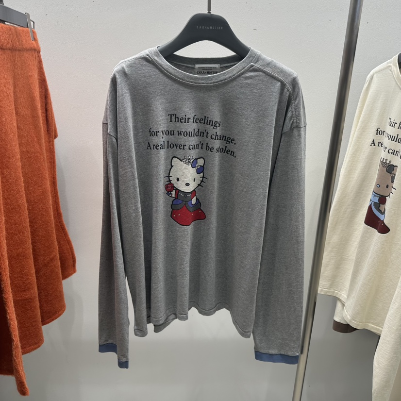 TARABY MOTION東大門㊣實拍女裝新品25秋冬推薦職業長袖T恤TARABY MOTION長袖T恤圖色4