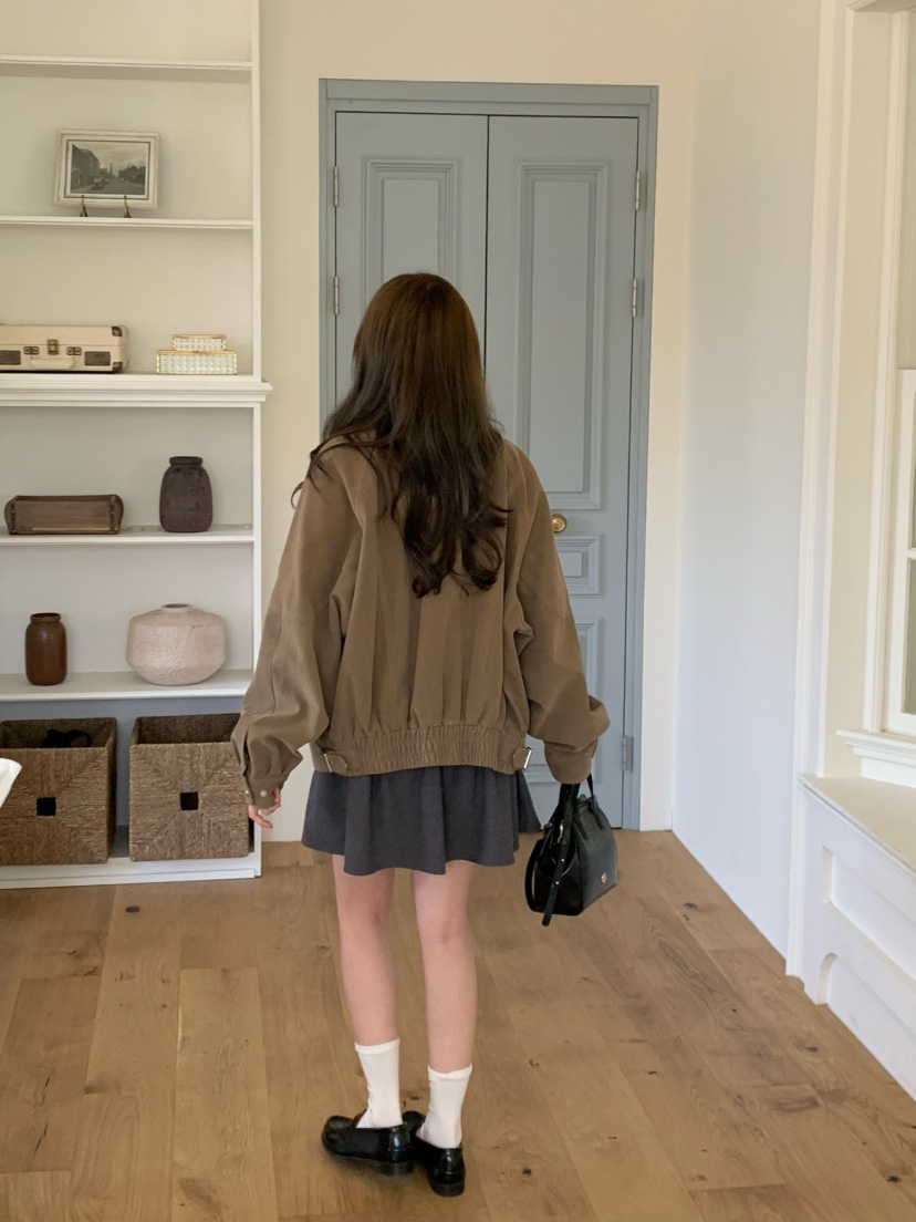 ONE MONE韓國代購㊣女士新品25秋冬真品推薦時尚休閑人氣短裙ONE MONE短裙